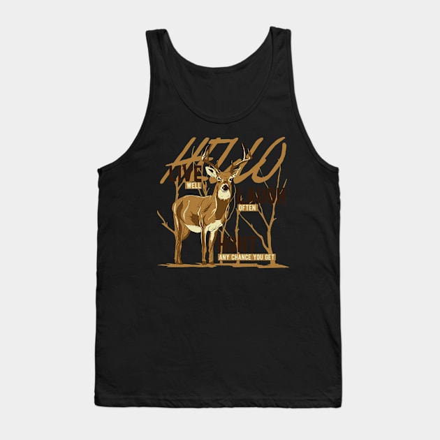 Wild And Free Hunter Outfit Design Tank Top by Shirtjaeger